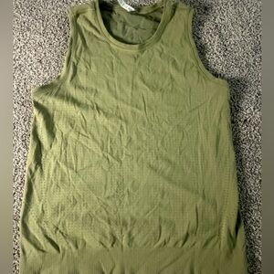 Athleta Olive Green Seamless Tank Top – Size Small